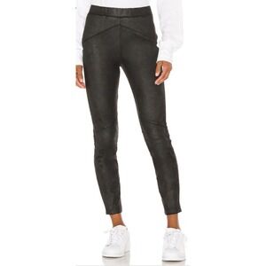 Free People Midnight Vegan Suede Skinny Black Size M
